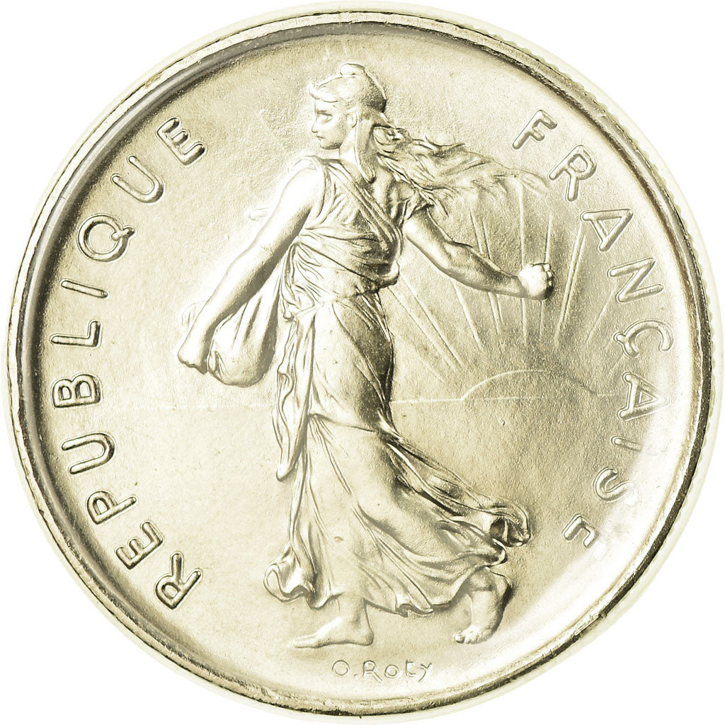 Coin, France, Semeuse, 5 Francs, 1986, Paris, MS(65-70), Nickel Clad
