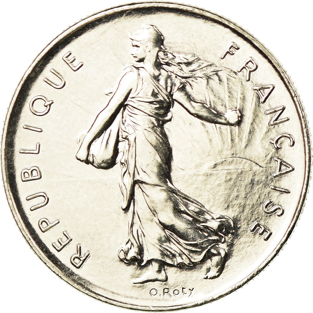 Coin, France, Semeuse, 5 Francs, 2000, Paris, MS(65-70), Nickel Clad