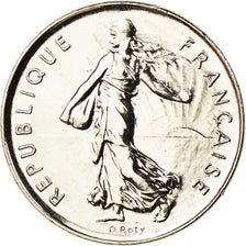 Coin, France, Semeuse, 5 Francs, 2001, Paris, MS(65-70), Nickel Clad