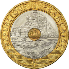 Coin, France, Mont Saint Michel, 20 Francs, 1996, Paris, MS(60-62)