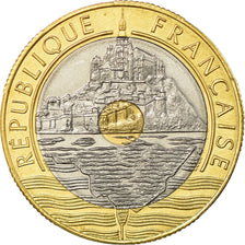 Monnaie, France, Mont Saint Michel, 20 Francs, 1998, Paris, SPL, Tri-Metallic