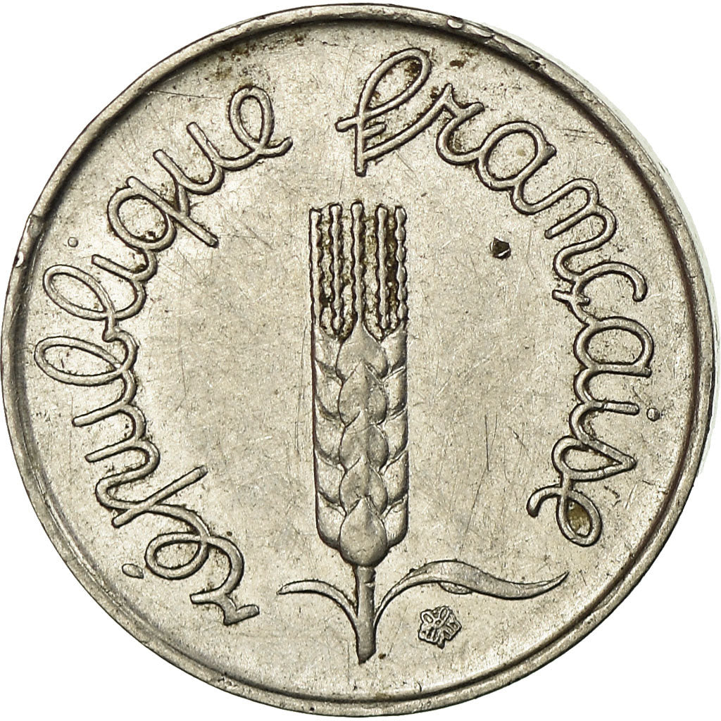 Moneda, Francia, Épi, Centime, 1963, Paris, Rebord, MBC+, Acero inoxidable