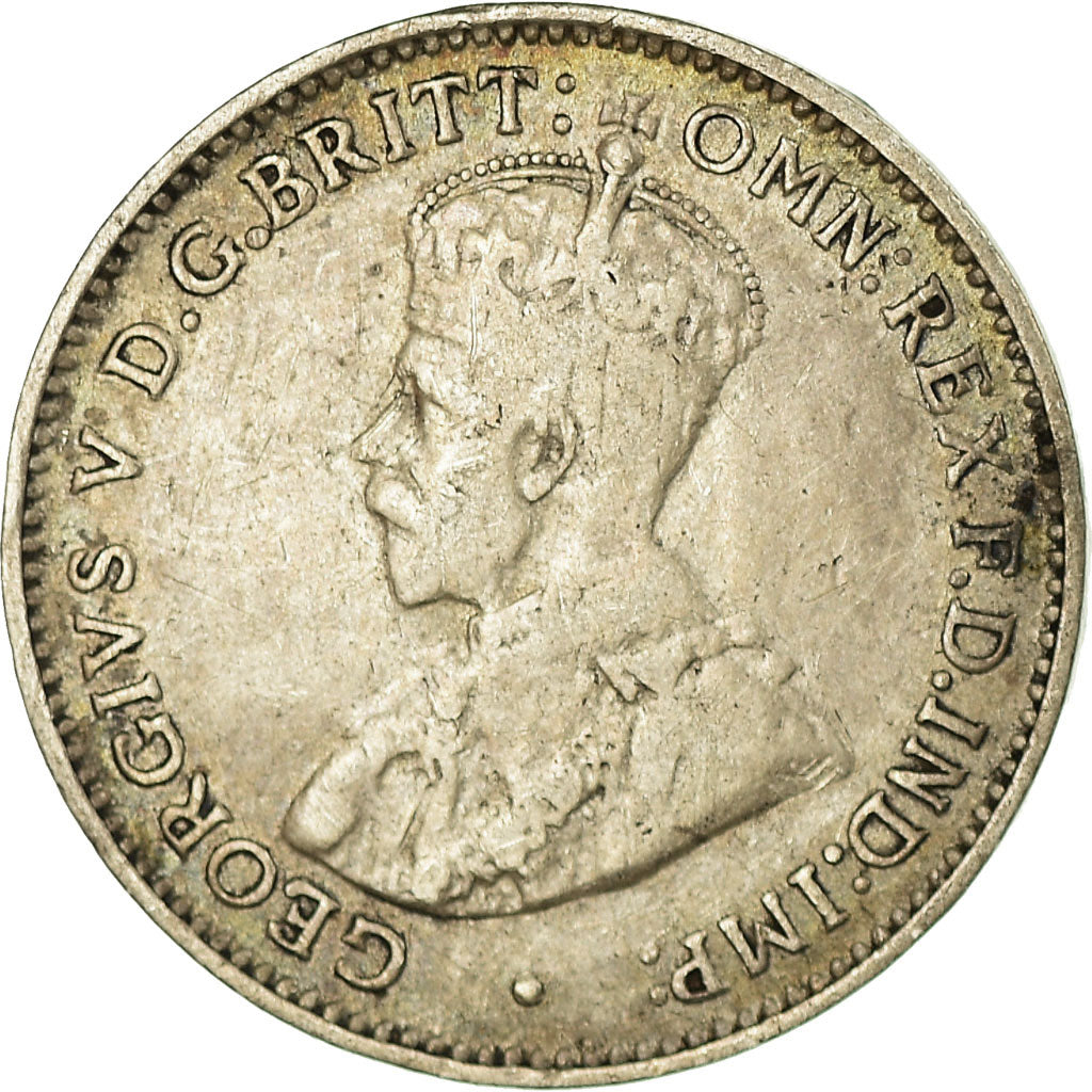 Coin, Australia, George V, Threepence, 1911, EF(40-45), Silver, KM:24