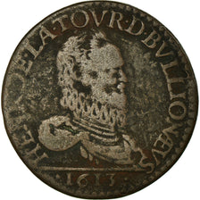 Moneta, Francja, Ardennes, Henri de la Tour d'Auvergne, Liard, 1613, Sedan