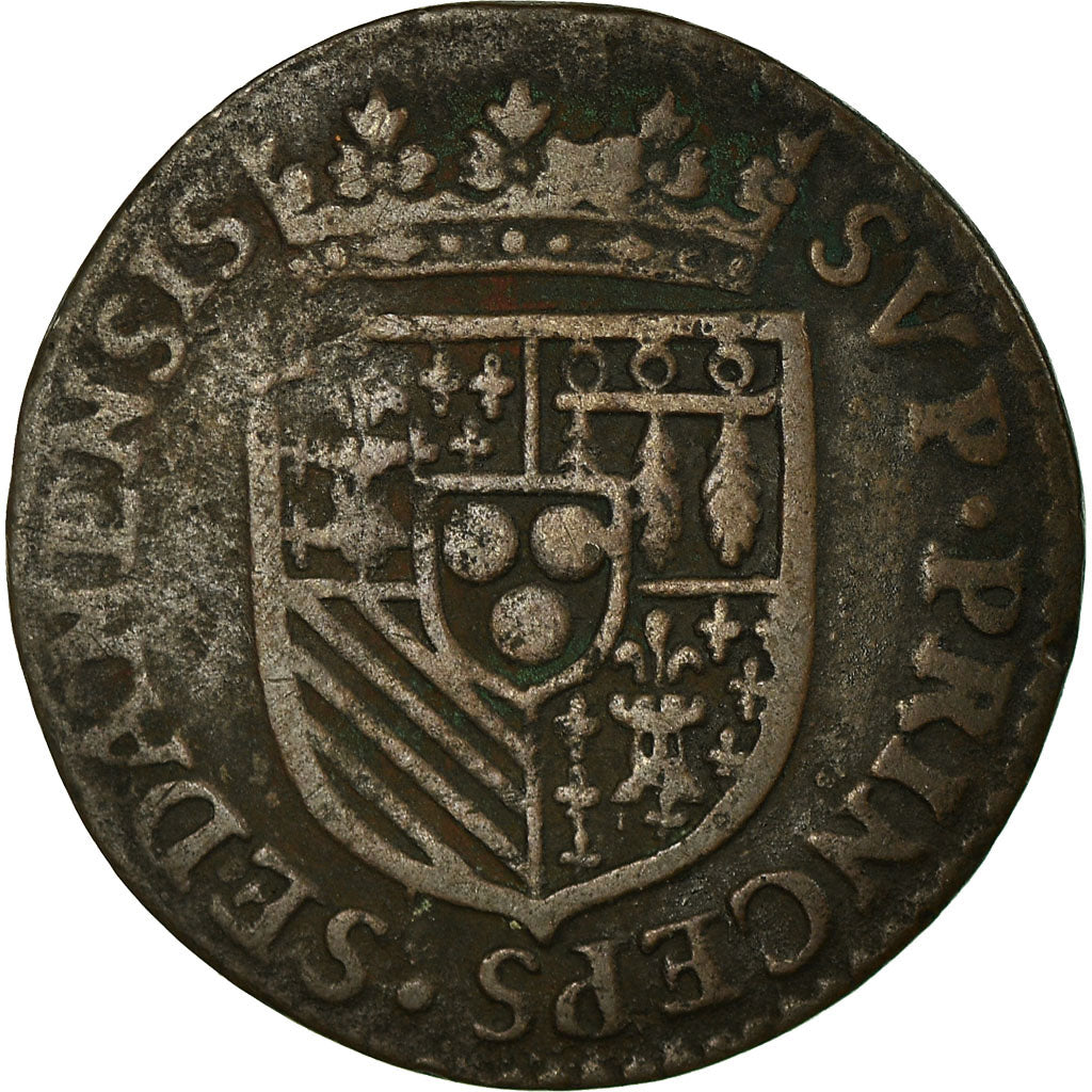 Moneta, Francja, Ardennes, Henri de la Tour d'Auvergne, Liard, 1613, Sedan