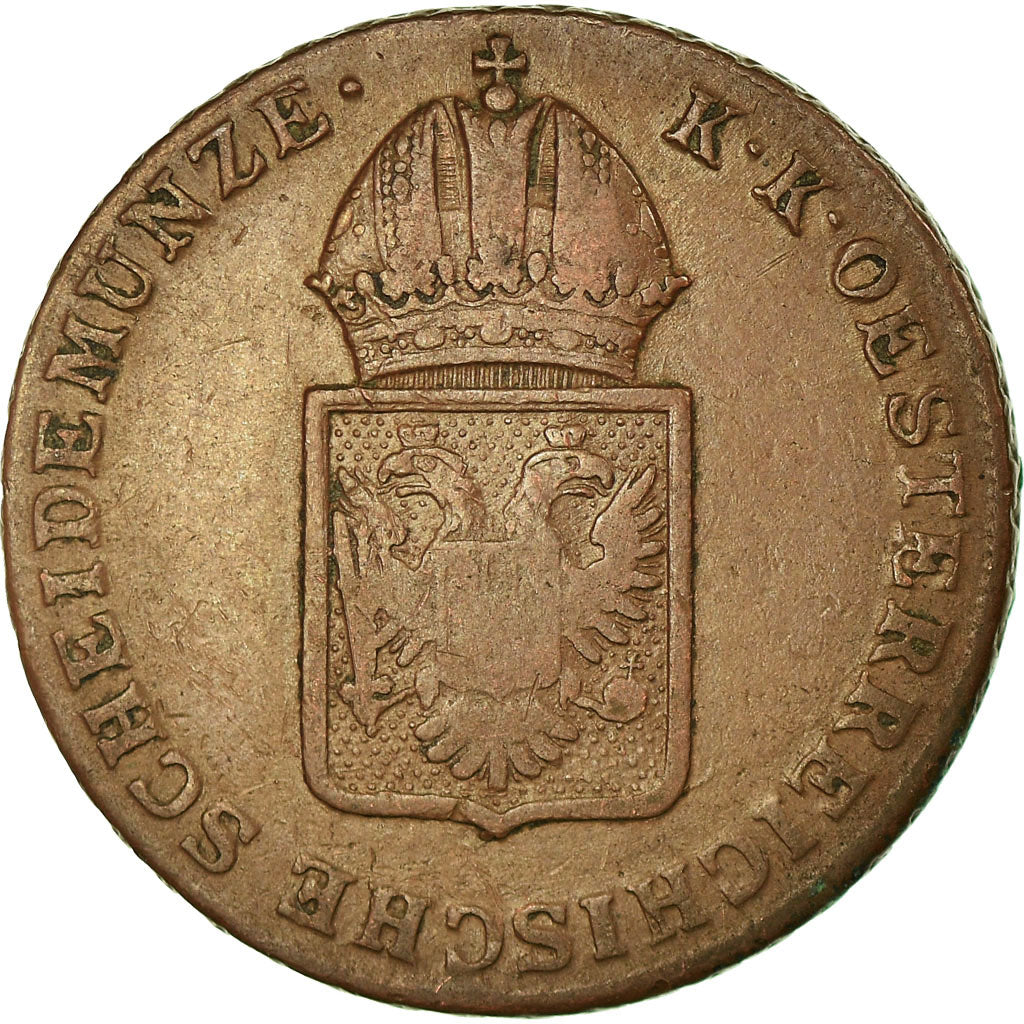 Moneta, Austria, Franz II (I), Kreuzer, 1816, Kremnica, BB, Rame, KM:2113