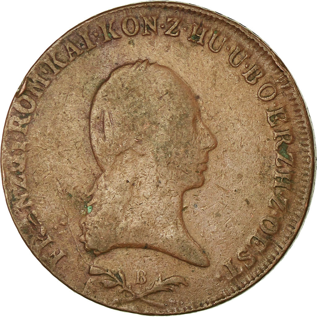 Monnaie, Autriche, Franz II (I), 6 Kreuzer, 1800, Kremnitz, TTB, Cuivre, KM:2128
