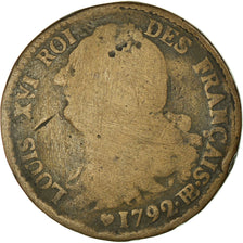 Münze, Frankreich, 2 sols français, 2 Sols, 1792, Strasbourg, S, Bronze