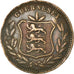 Coin, Guernsey, 8 Doubles, 1902, Heaton, Birmingham, VF(20-25), Bronze, KM:7