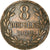 Moneta, Guernsey, 8 Doubles, 1902, Heaton, Birmingham, VF(20-25), Bronze, KM:7