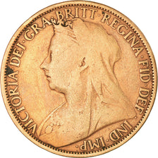 Coin, Great Britain, Victoria, Penny, 1896, VF(30-35), Bronze, KM:790