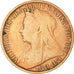 Coin, Great Britain, Victoria, Penny, 1896, VF(30-35), Bronze, KM:790