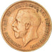 Coin, Great Britain, George V, Penny, 1919, VF(30-35), Bronze, KM:810