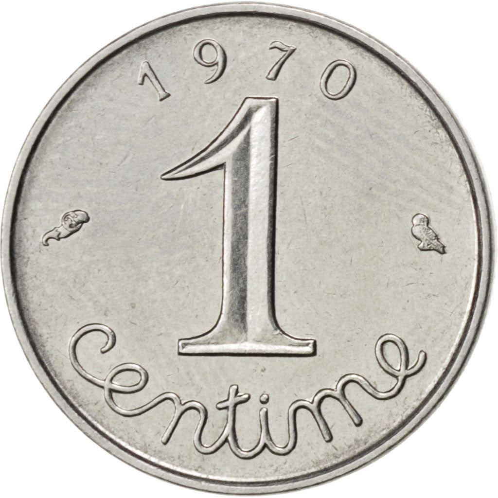 Monnaie, France, Épi, Centime, 1970, TTB, Stainless Steel, KM:928, Gadoury:91