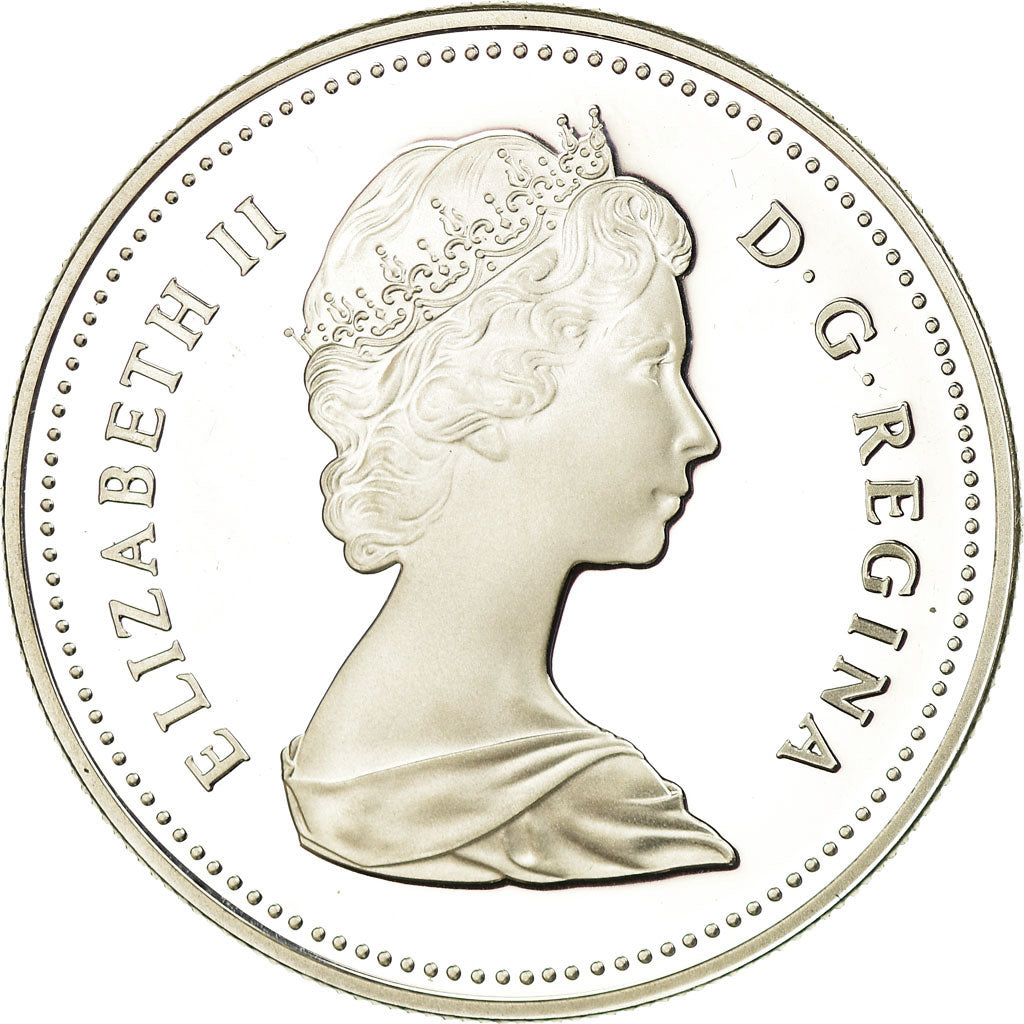 Coin, Canada, Elizabeth II, Dollar, 1982, Royal Canadian Mint, Ottawa, BE