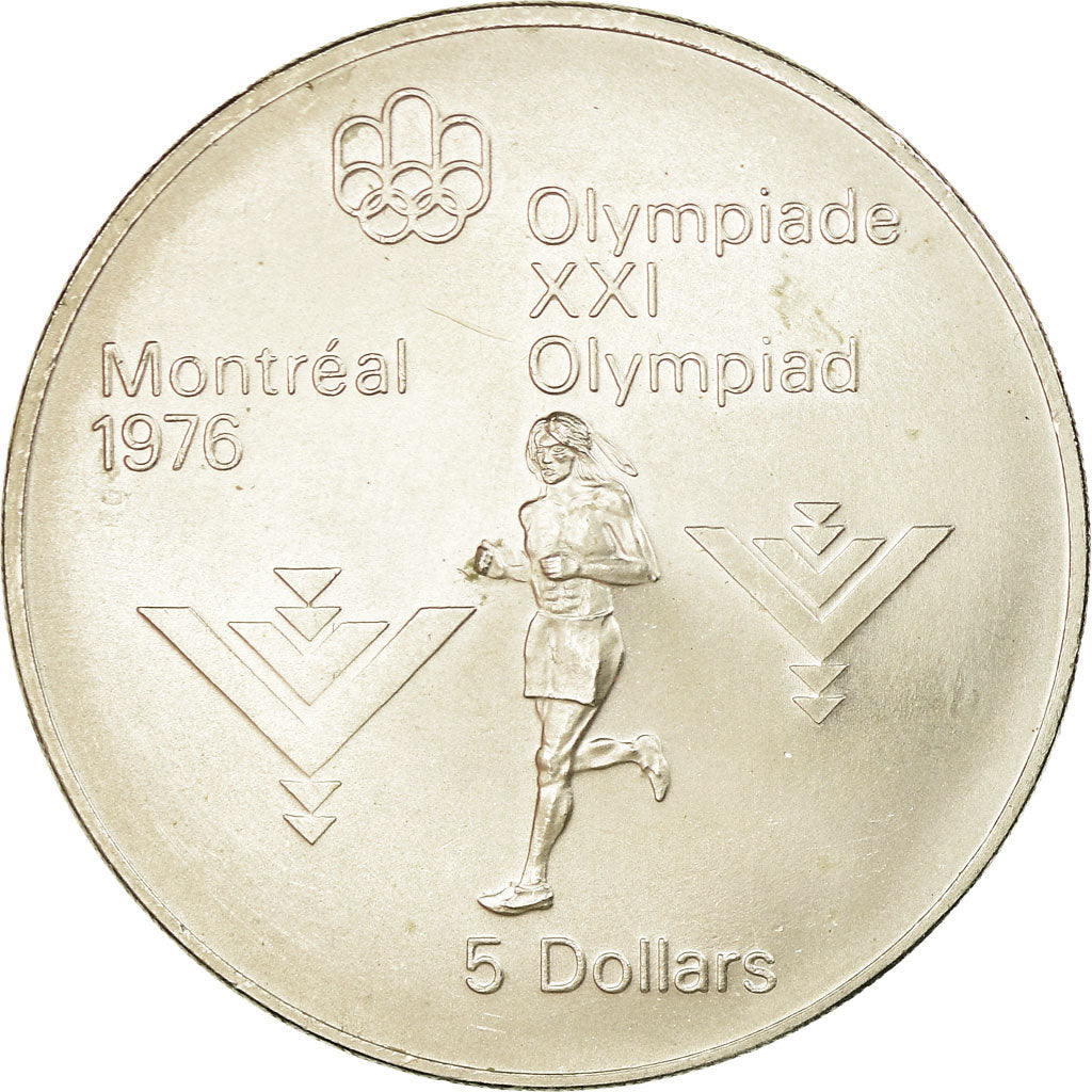 Coin, Canada, Elizabeth II, 5 Dollars, 1975, Royal Canadian Mint, Ottawa