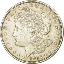 Moeda, Estados Unidos da América, 1 Dollar, 1921, Denver, AU(50-53), Prata