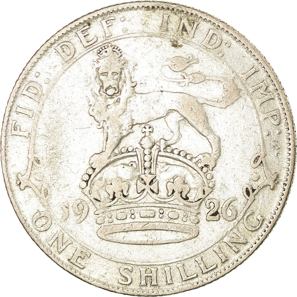 Coin, Great Britain, George V, Shilling, 1926, VF(30-35), Silver, KM:816a