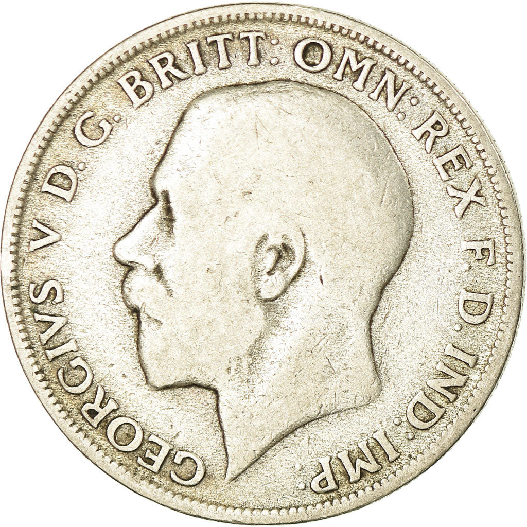 Coin, Great Britain, George V, Florin, Two Shillings, 1921, VF(20-25), Silver