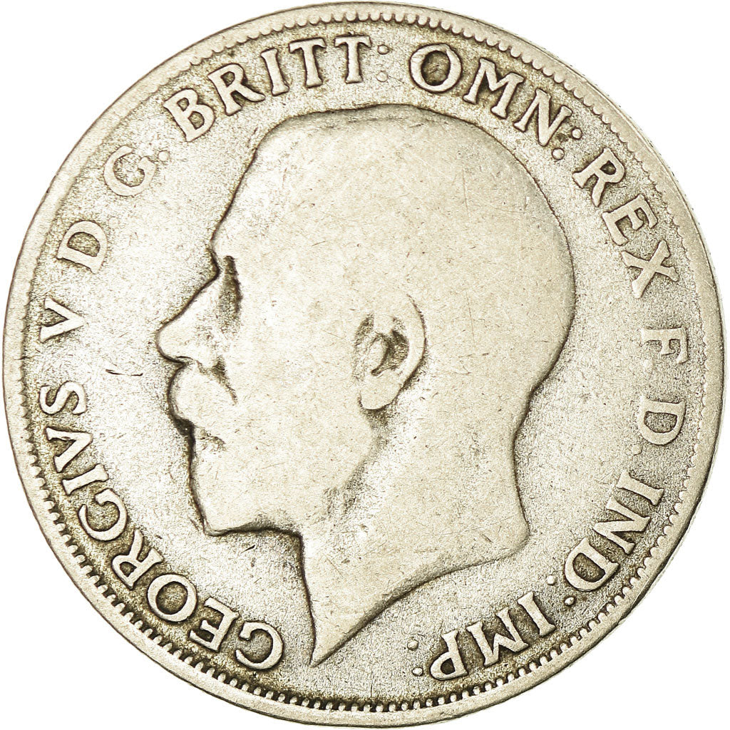 Coin, Great Britain, George V, Florin, Two Shillings, 1921, VF(30-35), Silver