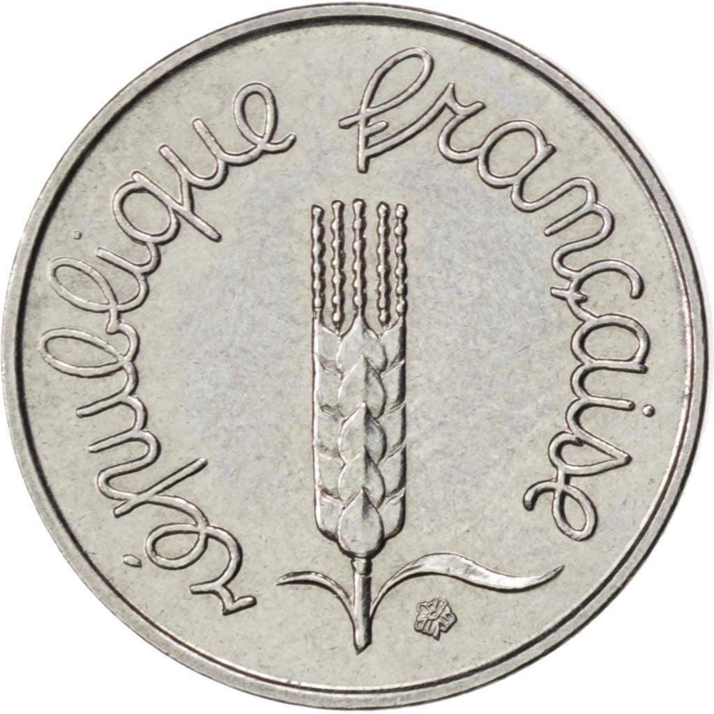 Vème République, 1 Centime Epi 1972, KM 928