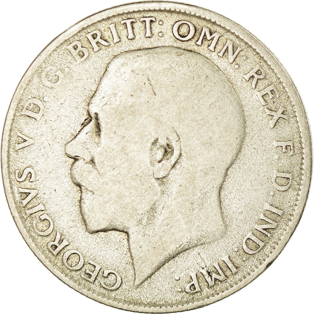 Coin, Great Britain, George V, Florin, Two Shillings, 1922, VF(20-25), Silver