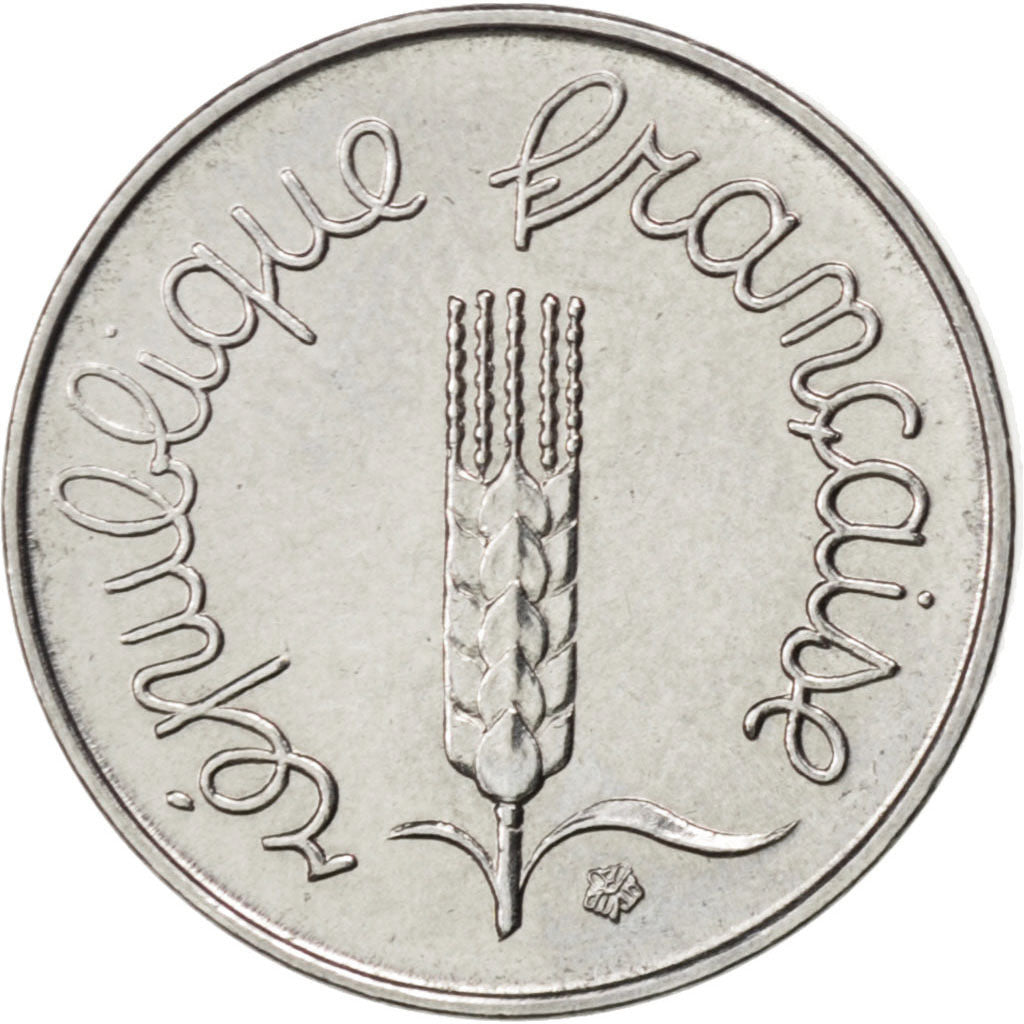 FRANCE, Épi, Centime, 1973, Paris, KM #928, MS(60-62), Stainless Steel, 15, ...