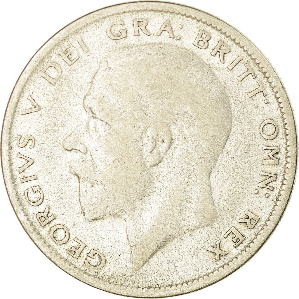 Coin, Great Britain, George V, 1/2 Crown, 1928, VF(30-35), Silver, KM:835