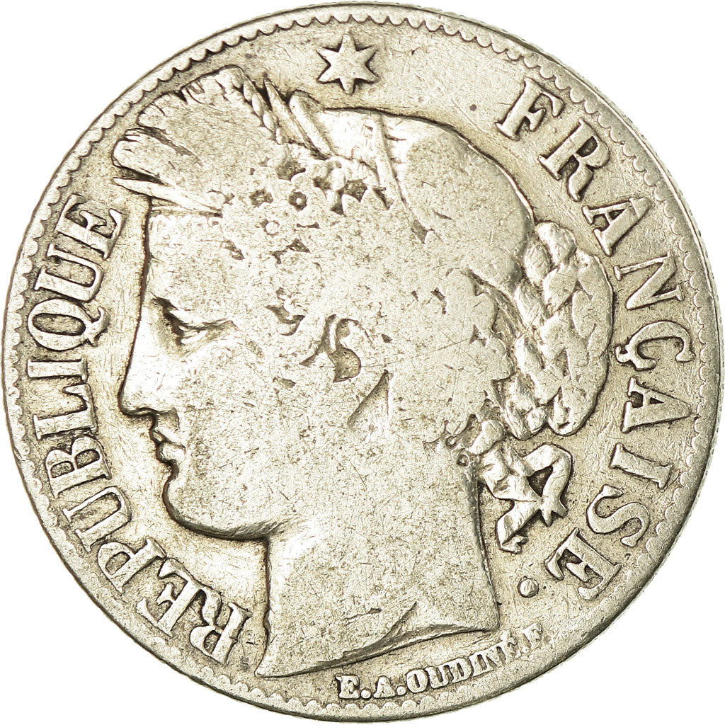 Monnaie, France, Cérès, Franc, 1888, Paris, TB, Argent, Gadoury:465a, KM:822.1