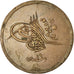 Coin, Turkey, Abdul Mejid, 40 Para, 1857, Qustantiniyah, AU(50-53), Copper
