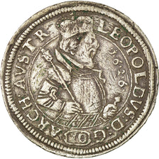 Coin, Austria, Leopold, 10 Kreuzer, 1626, Hall, VF(30-35), Silver, KM:589.1