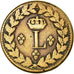 Monnaie, France, Louis XVIII, Decime, 1815, Strasbourg, TB+, Bronze