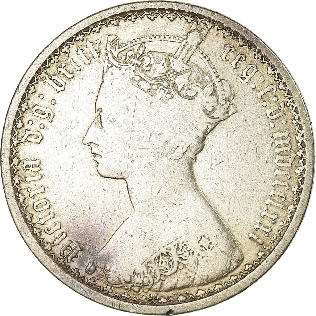 Coin, Great Britain, Victoria, Florin, Two Shillings, 1871, London, VF(30-35)