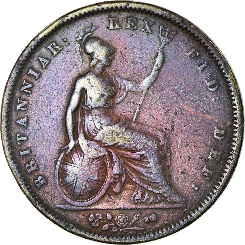 Coin, Great Britain, George IV, Penny, 1826, VF(30-35), Copper, KM:693