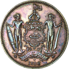 Coin, BRITISH NORTH BORNEO, Cent, 1886, Heaton, Birmingham, EF(40-45), Bronze