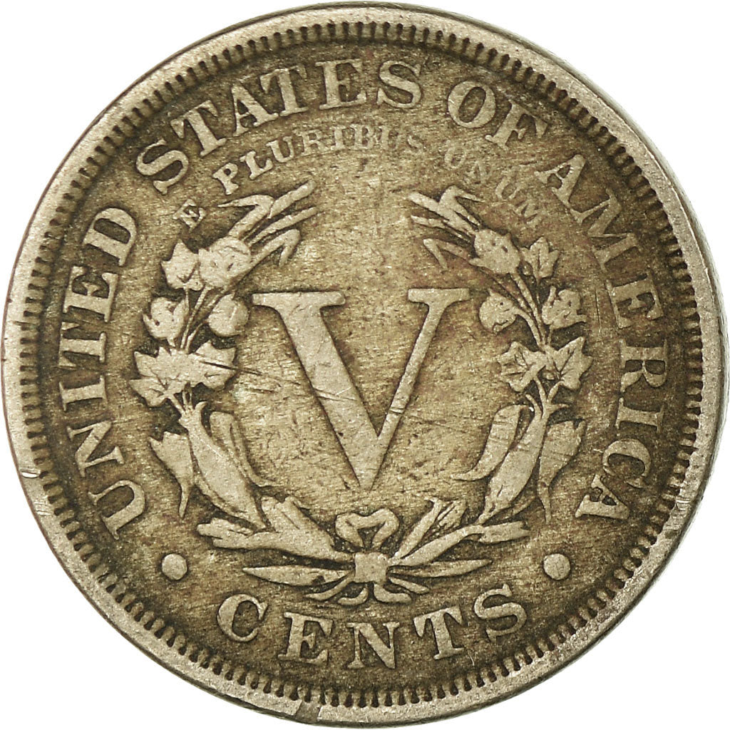 Munten, Verenigde Staten, Liberty Nickel, 5 Cents, 1895, U.S. Mint