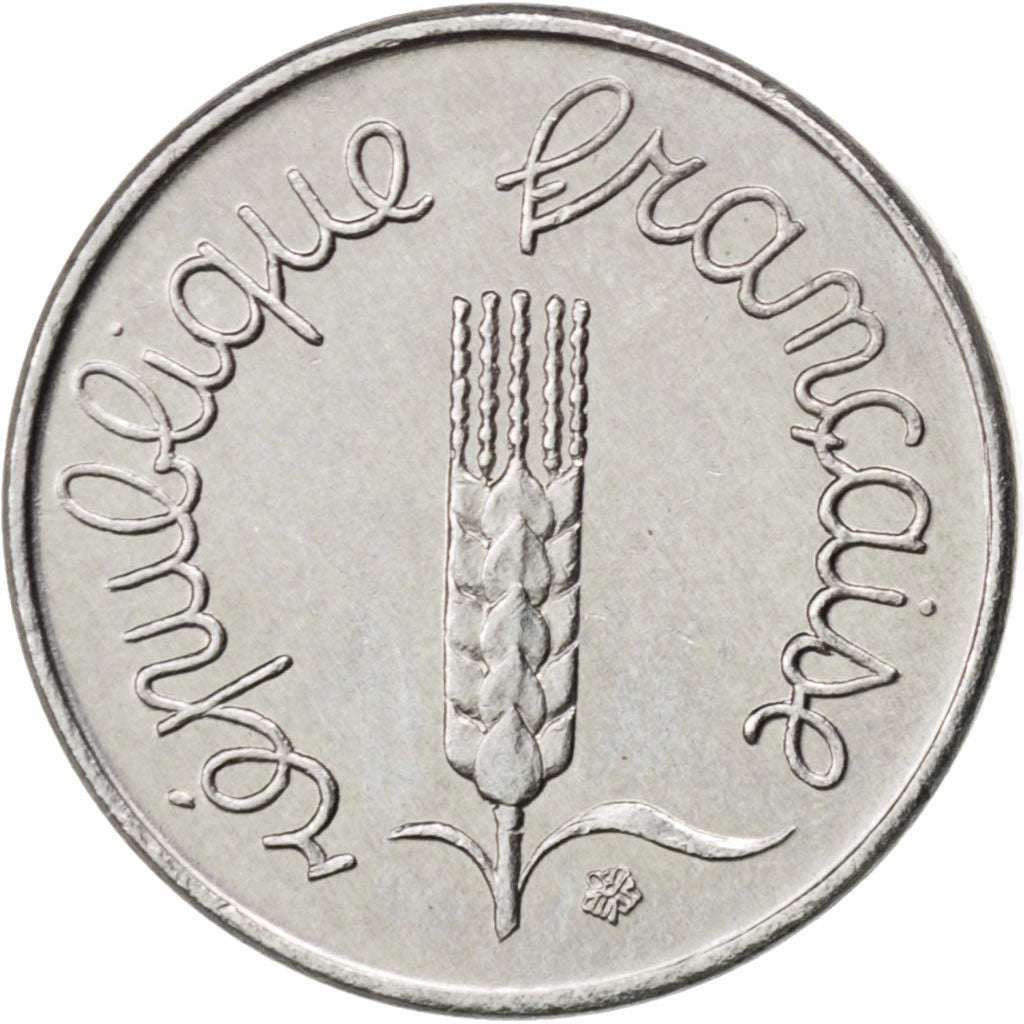 FRANCE, Épi, Centime, 1978, Paris, KM #928, AU(55-58), Stainless Steel, 15, ...