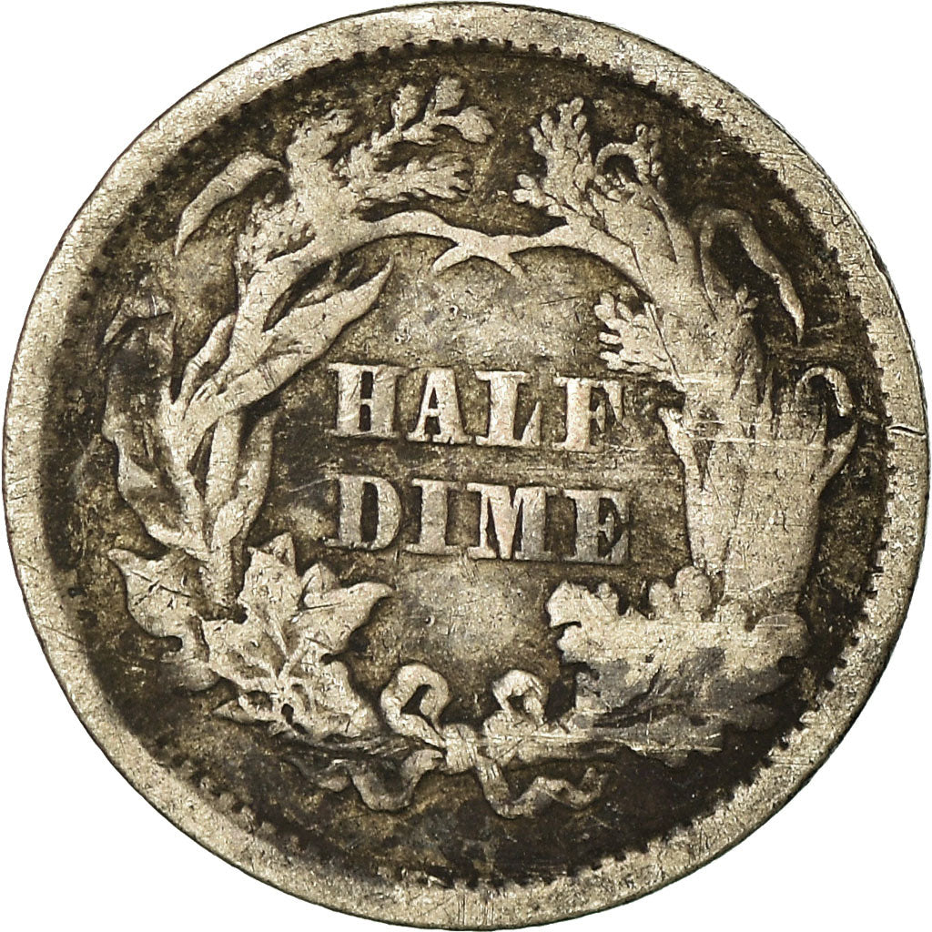 Vereinigte Staaten, Seated Liberty Half Dime, 1861, Philadelphia, VF, KM:91