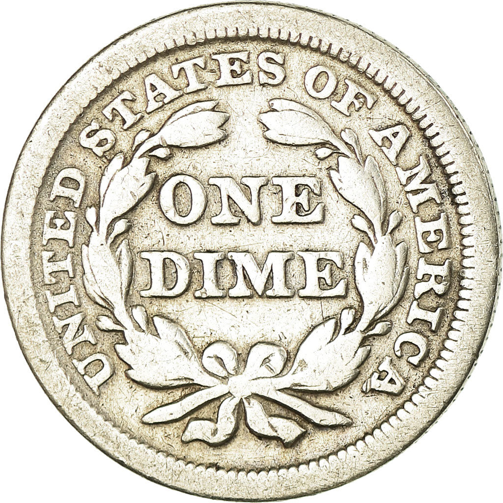 Moneda, Estados Unidos, Seated Liberty Dime, Dime, 1853, U.S. Mint