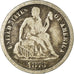 Coin, United States, Seated Liberty Dime, Dime, 1873, U.S. Mint, Philadelphia