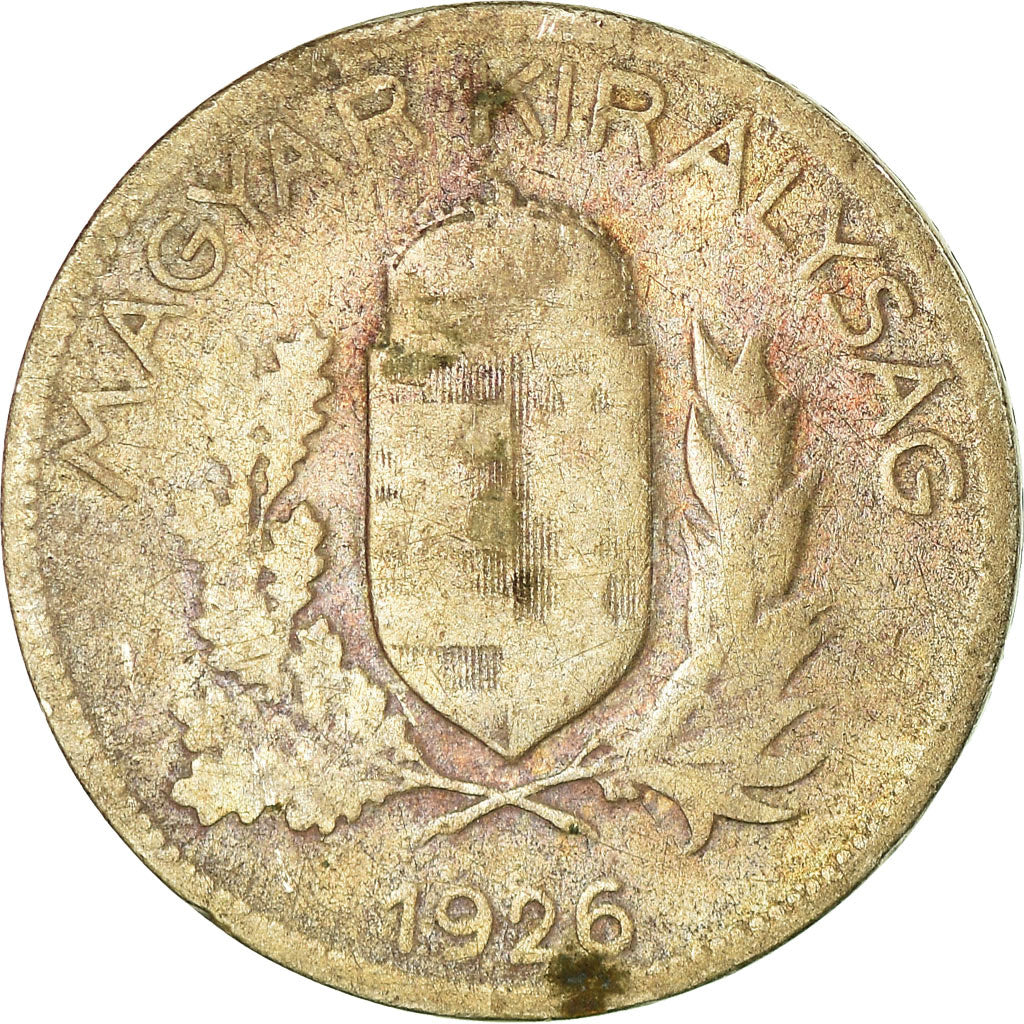 Coin, Hungary, Pengo, 1926, Budapest, VF(30-35), Silver, KM:510