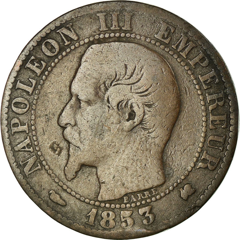 Moneta, Francia, Napoleon III, Napoléon III, 5 Centimes, 1853, Bordeaux, MB