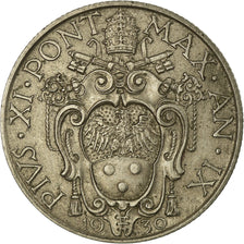Monnaie, Cité du Vatican, Pius XI, Lira, 1930, Roma, SUP, Nickel, KM:5