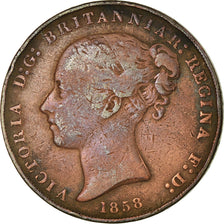Munten, Jersey, Victoria, 1/13 Shilling, 1858, FR+, Koper, KM:3