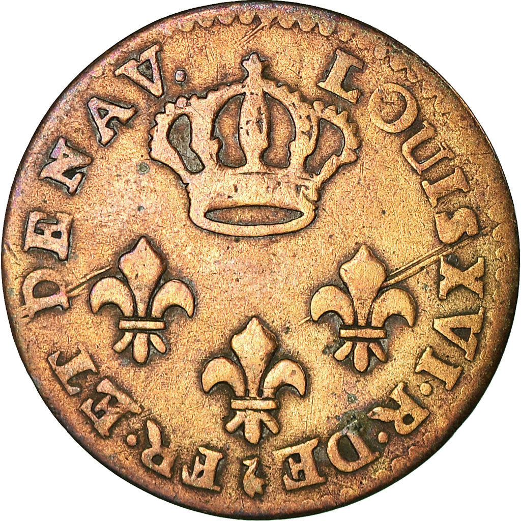 Monnaie, FRENCH GUIANA, 2 Sous, 1789, Paris, TB, Billon, KM:1, Lecompte:20