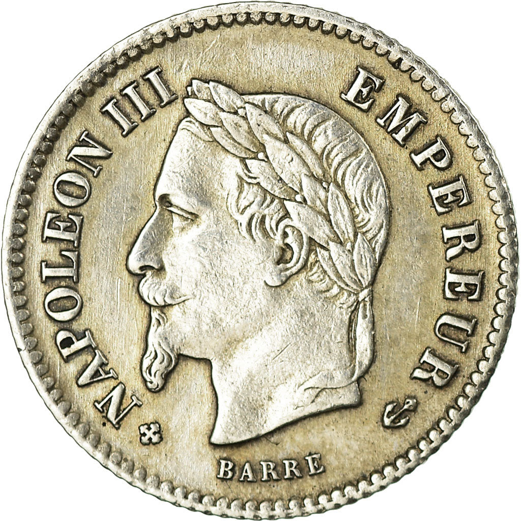 Coin, France, Napoleon III, Napoléon III, 20 Centimes, 1867, Strasbourg