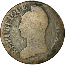 Coin, France, Dupré, 5 Centimes, 1799, Paris, VF(20-25), Bronze, KM:640.1