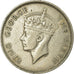 Coin, Mauritius, George VI, Rupee, 1950, Pretoria, AU(50-53), Copper-nickel