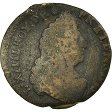 Moeda, França, Louis XIV, Liard de France au buste âgé, troisième type