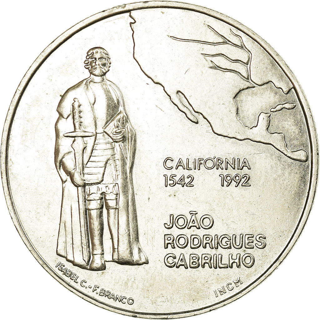 Coin, Portugal, 200 Escudos, 1992, MS(60-62), Copper-nickel, KM:661